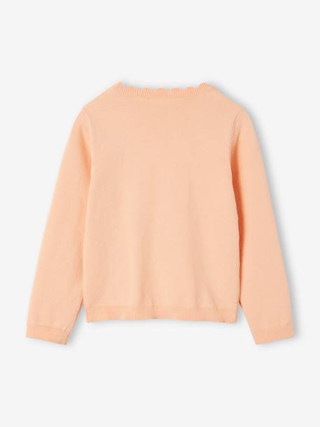 BASICS Jumper for Girls apricot+navy blue+pastel yellow 