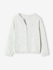 -Fine Knit Basics Cardigan for Girls