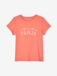 Girls-Tops-T-Shirts-T-Shirt with Message, for Girls