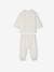 Pack of 2 Pyjamas in Jersey Knit for Babies ecru 