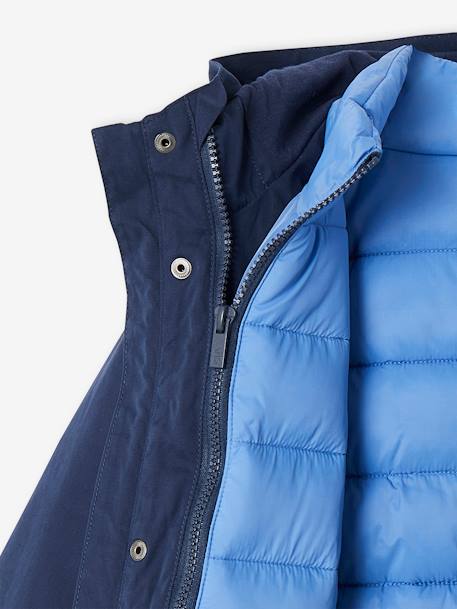 3-in-1 Parka with Detachable Bodywarmer, Midseason, for Boys navy blue 