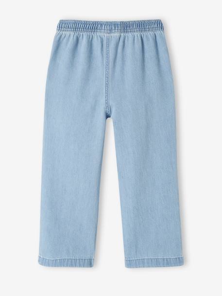 Loose-Fitting Straight Leg Jeans for Girls, Easy to Put On double stone+stone 