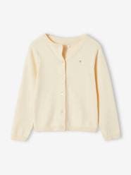 Girls-Cardigans, Jumpers & Sweatshirts-Cardigans-Fine Knit Basics Cardigan for Girls