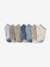 Pack of 7 pairs of Trainer Socks for Boys grey+grey blue 