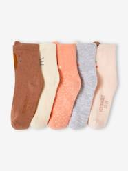 Baby-Pack of 5 Pairs of "Animals" Socks for Babies