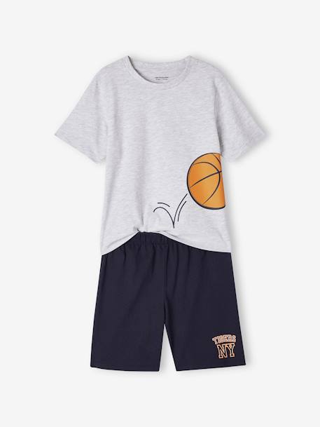 Trainers Pyjamas + Short Pyjamas Pack for Boys navy blue 