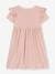 Short Sleeve Dress, by PETIT BATEAU pale pink 