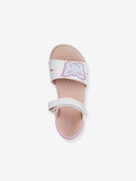 Sandals for Children, J458ZA Haiti Girl by GEOX® white 