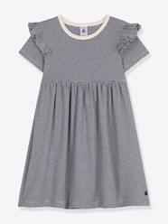 Girls-Short Sleeve Dress, by PETIT BATEAU