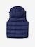 Hooded Colourblock Bodywarmer for Boys electric blue+khaki+navy blue 