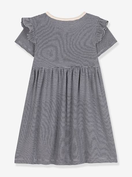 Short Sleeve Dress, by PETIT BATEAU blue 