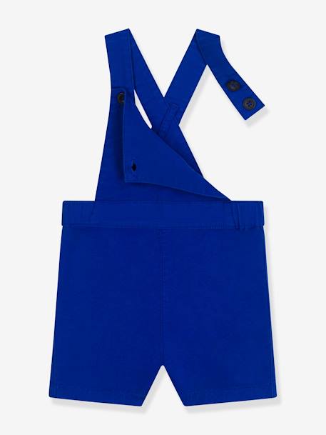 Short Dungaree for Babies by PETIT BATEAU navy blue 