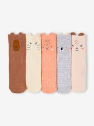 Baby-Pack of 5 Pairs of "Animals" Socks for Babies