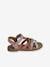 Hook-&-Loop Leather Sandals for Children multicoloured 