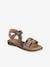 Leather Sandals for Children, Designed for Autonomy ochre 