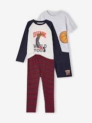 Boys-Nightwear-Trainers Pyjamas + Short Pyjamas Pack for Boys