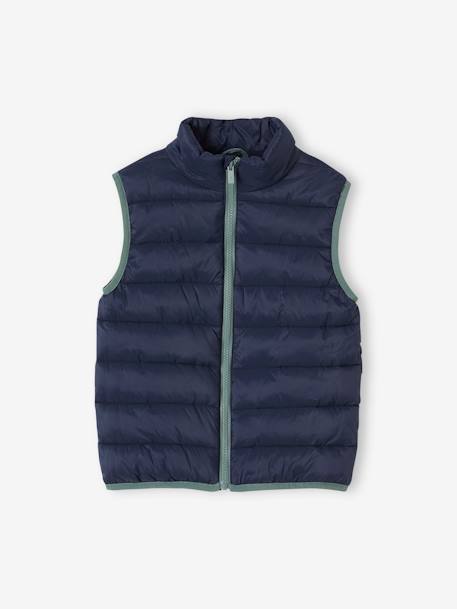 3-in-1 Parka with Detachable Bodywarmer, Midseason, for Boys navy blue+sage green 