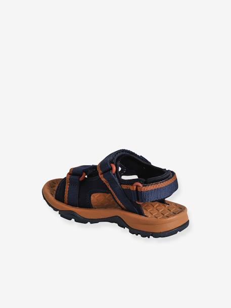 Trekking Sandals for Children, Designed for Autonomy set blue 