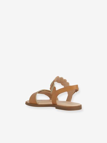 Sandals for Children, J4535 Karly Girl by GEOX® brown 