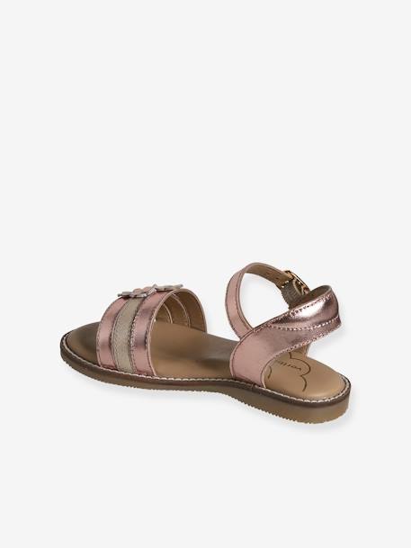 Leather Sandals for Children, Designed for Autonomy ochre 