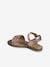 Leather Sandals for Children, Designed for Autonomy ochre 