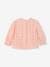 Blouse in Broderie Anglaise for Babies pale pink+white 