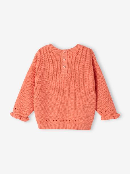 Rib Knit Jumper for Babies rose 