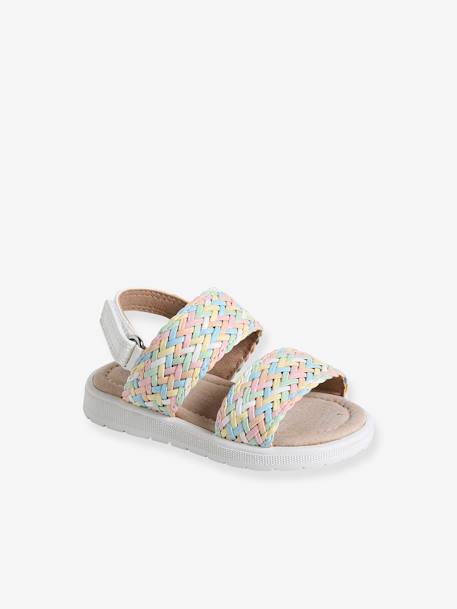 Light-Up Sandals with Hook-&-Loops for Babies multicoloured 