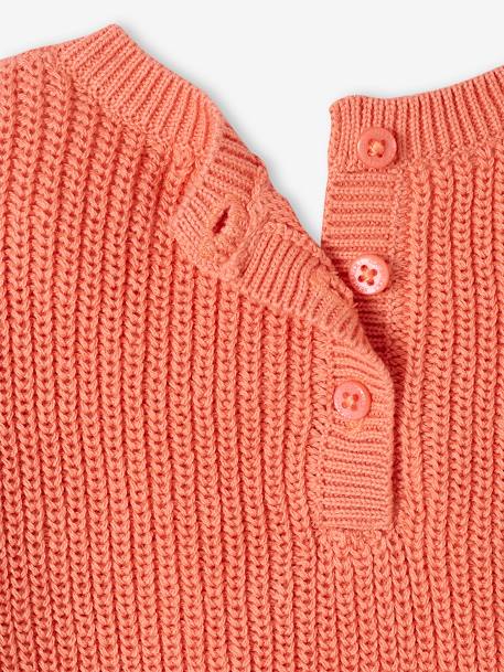 Rib Knit Jumper for Babies rose 