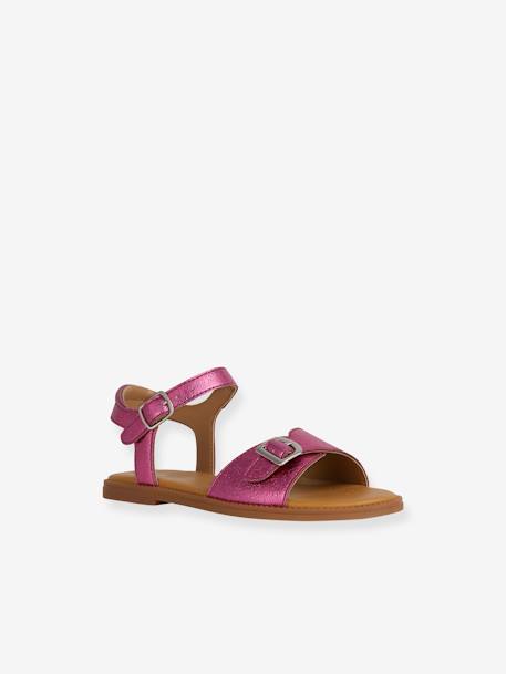 Sandals for Children, J4535 Karly Girl by GEOX® fuchsia 