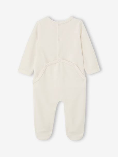 The Lion King Velour Sleepsuit for Baby Boys by Disney® ecru 