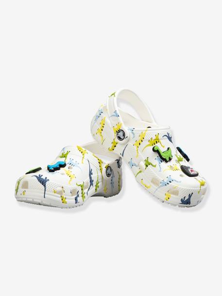 Dino Clog T by CROCS™ for Children printed green 