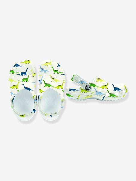 Dino Clog T by CROCS™ for Children printed green 