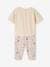 Honeycomb T-Shirt + Fleece Trousers Combo for Babies ecru 