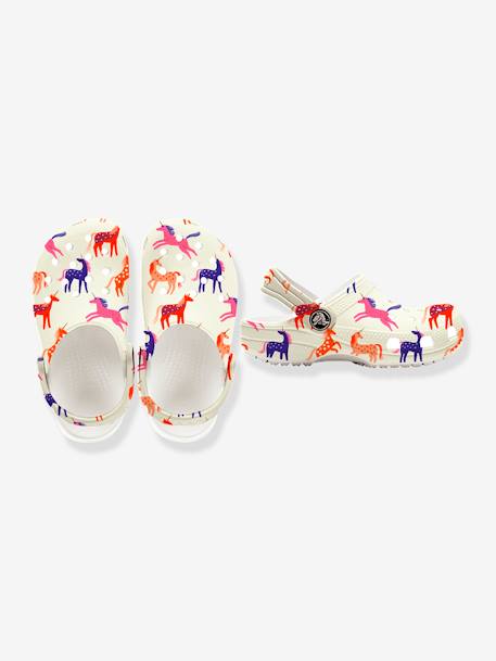 Unicorn Clog T CROCS™ for Children printed red 