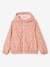 3-in-1 Hooded Parks & Floral Removable Windcheater for Girls khaki+rose 