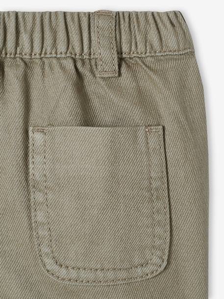 Bermuda Shorts with Elasticated Waistband for Babies khaki 