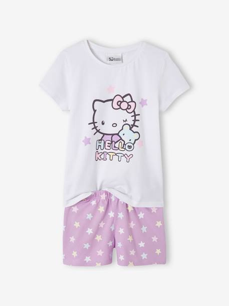 Two-Tone Hello Kitty® Short Pyjamas for Girls lilac 