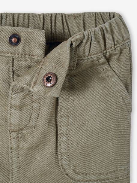 Bermuda Shorts with Elasticated Waistband for Babies khaki 