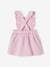 Dungaree Dress in Cotton Gauze, for Babies caramel+GREEN MEDIUM SOLID+lilac+Pink 