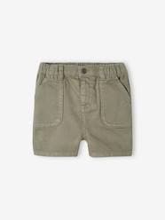 -Bermuda Shorts with Elasticated Waistband for Babies