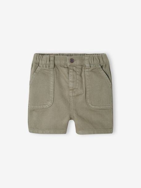 Bermuda Shorts with Elasticated Waistband for Babies khaki 