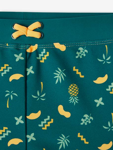 Pineapple Swim Shorts for Boys emerald green 