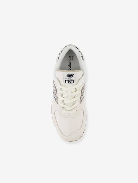 Lace-Up Trainers for Children, GC574XD NEW BALANCE® beige 