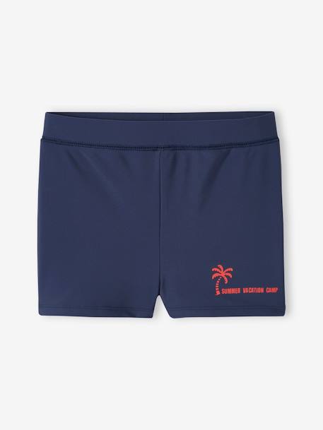 Pack of 2 Swim Shorts for Boys printed red 