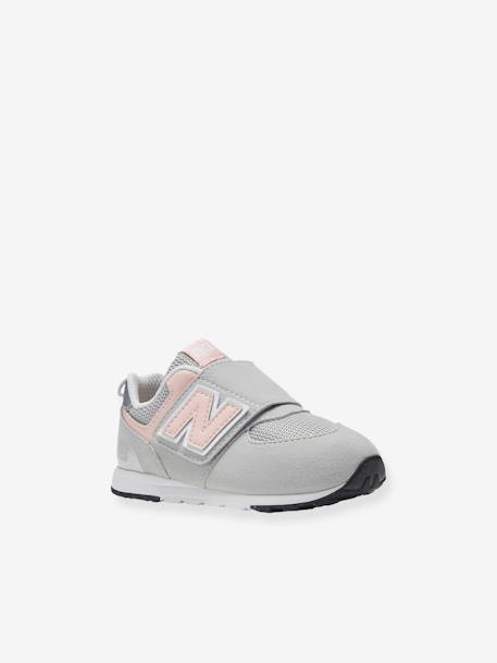 Hook-&-Loop Trainers for Babies, NW574PK NEW BALANCE® mouse grey 