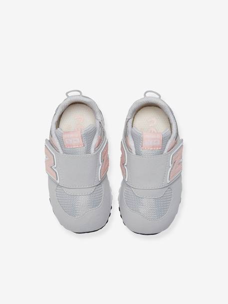 Hook-&-Loop Trainers for Babies, NW574PK NEW BALANCE® mouse grey 