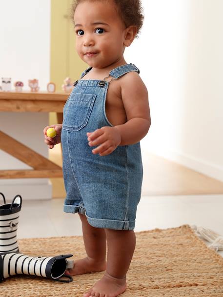 Denim Dungarees for Babies Denim Blue 