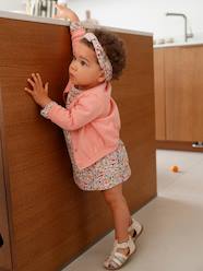 3-Piece Outfit: Dress + Cardigan + Headband for Baby Girls