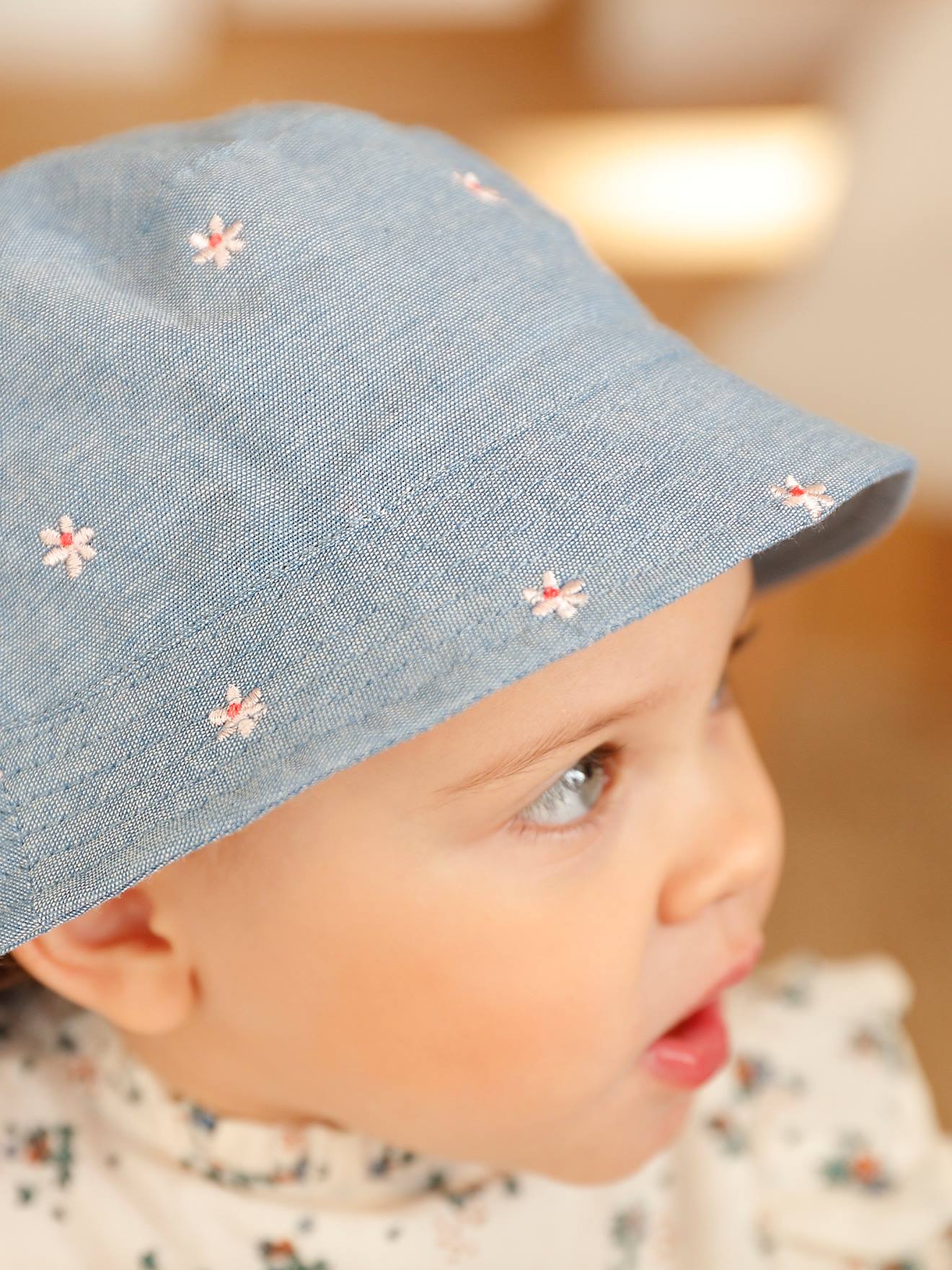 Baby girl deals denim hat